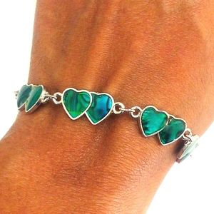 Compressed Turquoise Bracelet